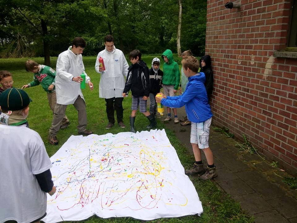 Sint-Martinus den XIIde - Graffiti activiteit WK 2015